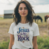 Jesus Is Mijn Rots T-shirt