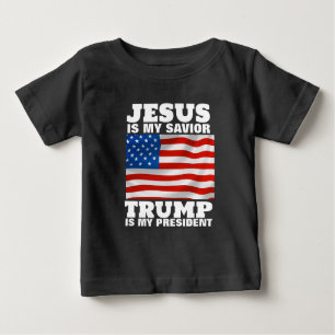 JESUS IS MIJN SAVIOR TRUMP MIJN PRESIDENT TODDLER
