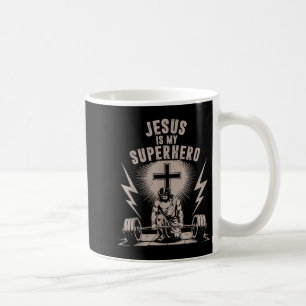 Jesus is mijn superheld Grappige Christelijke Work Koffiemok