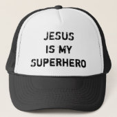 JESUS is mijn superheld Trucker Pet (Voorkant)