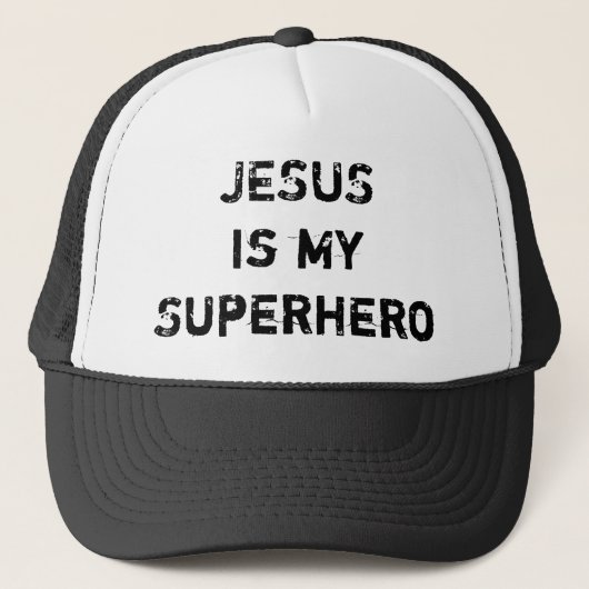 JESUS is mijn superheld Trucker Pet (Voorkant)
