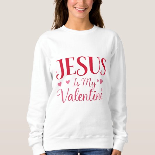 Jesus Is Mijn Valentijn - Rood Trui (Voorkant)