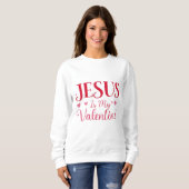 Jesus Is Mijn Valentijn - Rood Trui (Voorkant volledig)