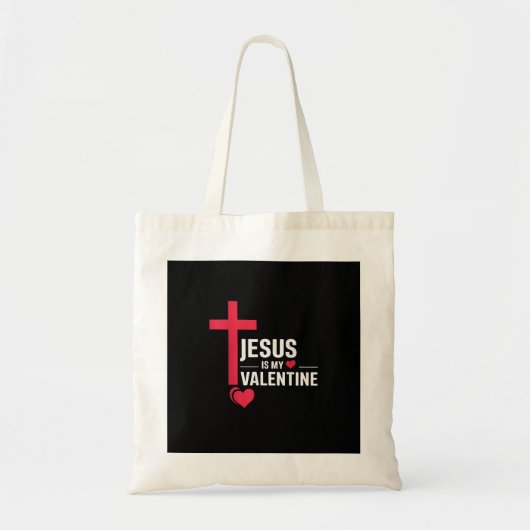 Jesus Is Mijn Valentijn Tote Bag (Voorkant)