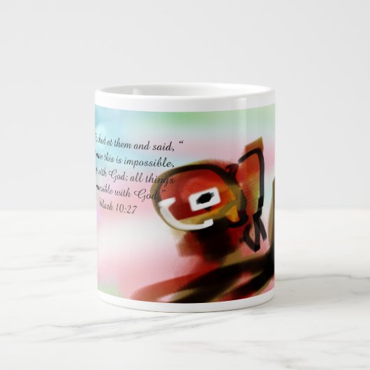 jésus is mogelijk grote koffiekop (Voorkant)