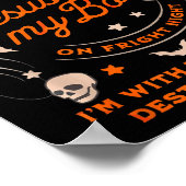 Jesus Is My Boo Soky Christian Funny Halloween  Poster (Hoek)