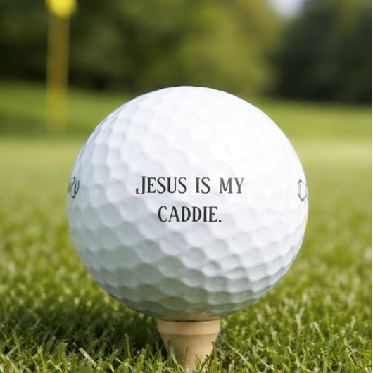 'Jesus Is My Caddie' Christian Golfers Uplifting Golfballen