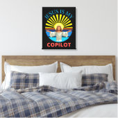 JESUS IS MY COPILOT CANVAS AFDRUK (Insitu (Slaapkamer))