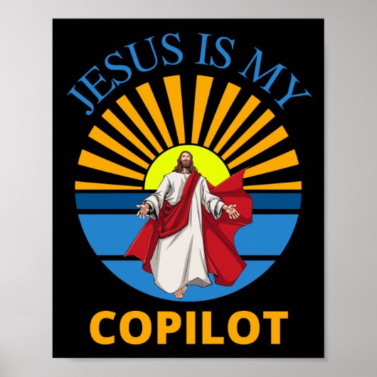 JESUS IS MY COPILOT POSTER (Voorkant)