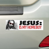 Jesus is my homeboy - Liberal Humor - png Bumpersticker (Op auto)