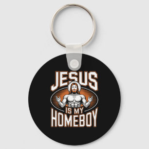 Jesus Is My Homeboy Religieuze Gym Christelijk Gel Sleutelhanger