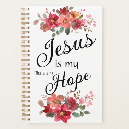 Jesus is My Hope Planner (Voorkant)