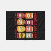 Jesus Is My Jam And Im Here To Spread Christian Bi Fleece Deken (Voorkant (Horizontaal))