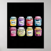 Jesus Is My Jam And Im Here To Spread Christian Bi Poster (Voorkant)