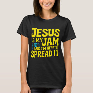 Jesus Is My Jam Funny Christian – Faith Music T-shirt