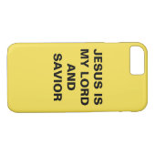 "Jesus is My Lord and Savior" iPhone 8/7 Hoesje (Achterkant (Horizontaal))