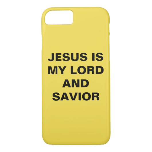 "Jesus is My Lord and Savior" iPhone 8/7 Hoesje (Achterkant)