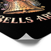 Jesus Is My Rock Bells Are My Roll Funny Handbell  Poster (Hoek)