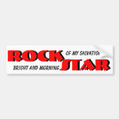 Jesus is My Rock Star Bumpersticker (Voorkant)