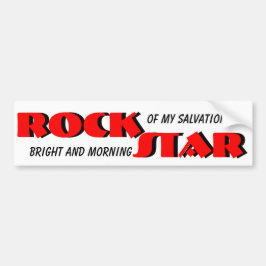 Jesus is My Rock Star Bumpersticker
