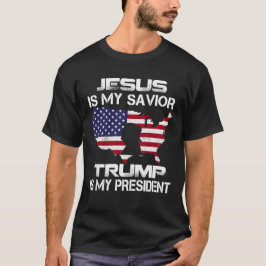 Jesus Is My Savior Trump Is My President Vote 2024 T-shirt