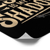 Jesus Is My Shadow Religious Fun Tee  Poster (Hoek)
