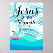 Jesus is my Strength Poster (Voorkant)
