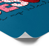 Jesus Is My Valentine Christian Faith Religious Va Poster (Hoek)