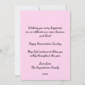 Jesus is Risen HAPPY EASTER Gepersonaliseerd Feestdagenkaart (Achterkant)