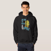 Jesus Is Risen PTL! Christian Easter Cute Yellow C Hoodie (Voorkant volledig)