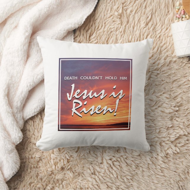 JESUS IS RISEN Resurrection Christian Easter Kussen (Deken)
