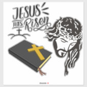 Jesus is Risen Sticker (Vel)