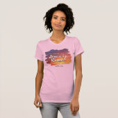 JESUS IS RISEN Sunset Christian Easter T-shirt (Voorkant volledig)