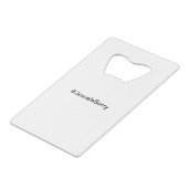 Jesus Is Sorry Podcast Bottle Opener Creditkaart Flessenopener (Achterkant Gekanteld)