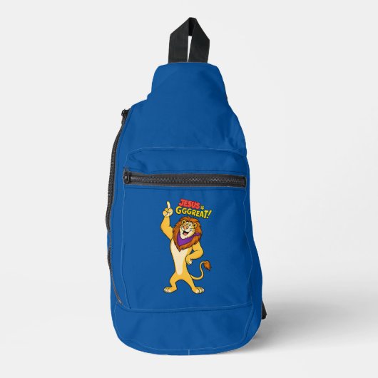 JESUS is SUPERGOED - Christelijk Sling Bag (Voorkant)