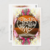 JESUS is & The Comforter ...Briefkaart Briefkaart (Voorkant / Achterkant)