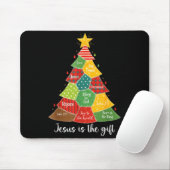 Jesus Is The Gift Christmas Tree Patchwork Scriptu Muismat (Met muis)