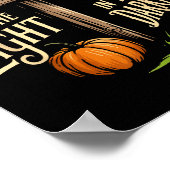 Jesus Is The Light In The Darkness Christian Hallo Poster (Hoek)