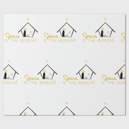 Jesus Is The Reason Cadeaupapier (Vlak)