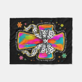 Jesus Is The Reason Christian Cross Coquette Bow C Fleece Deken (Voorkant (Horizontaal))