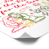 Jesus Is The Reason Christian Cross Coquette Bow C Poster (Hoek)