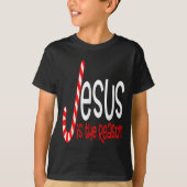 Jesus Is The Reason Christian Religious Christmas  T-shirt (Voorkant)