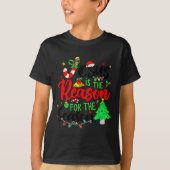 Jesus Is The Reason For Season Christmas Family Pa T-shirt (Voorkant)