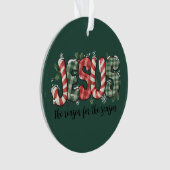 Jesus Is The Reason For The Season Christian Faith Ornament (voorkant)