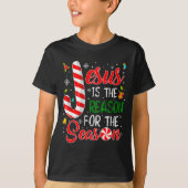 Jesus Is The Reason For The Season Christmas Chris T-shirt (Voorkant)
