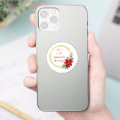 Jesus is the Reason for the Season Quote Sticker (Telefoon)
