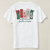 Jesus is the reason for the season t-shirt (Design achterkant)