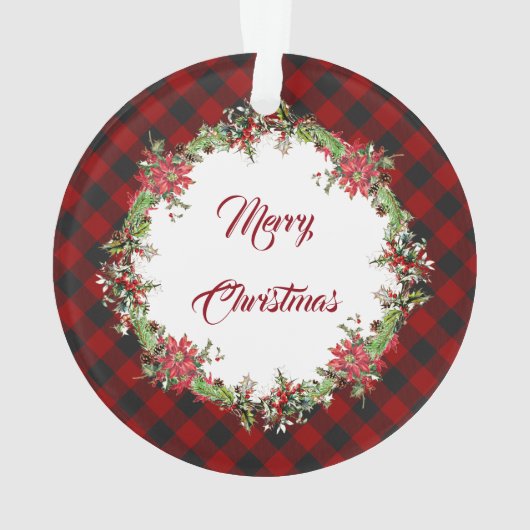 Jesus is the reason personalized ornament (achterkant)