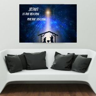 Jesus Is The Reason Poster Geboorte Scene
