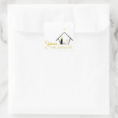 Jesus Is The Reason Vierkante Sticker (Tas)